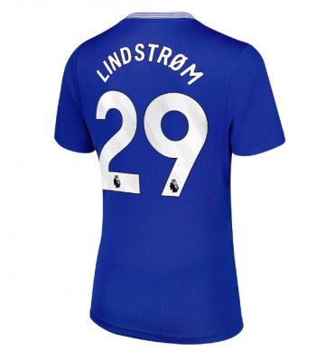 Everton Jesper Lindstrom #29 Hemmatröja Kvinnor 2024-25 Kortärmad